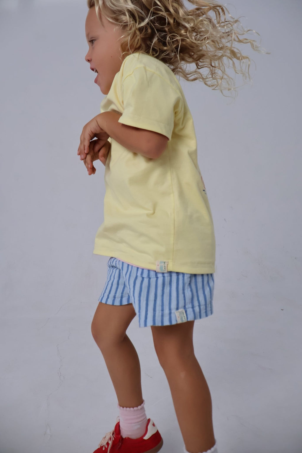 Duke Shorts Olive/Ocean stripe – Reversible (Two shorts in one ) - LOKAL FOLK