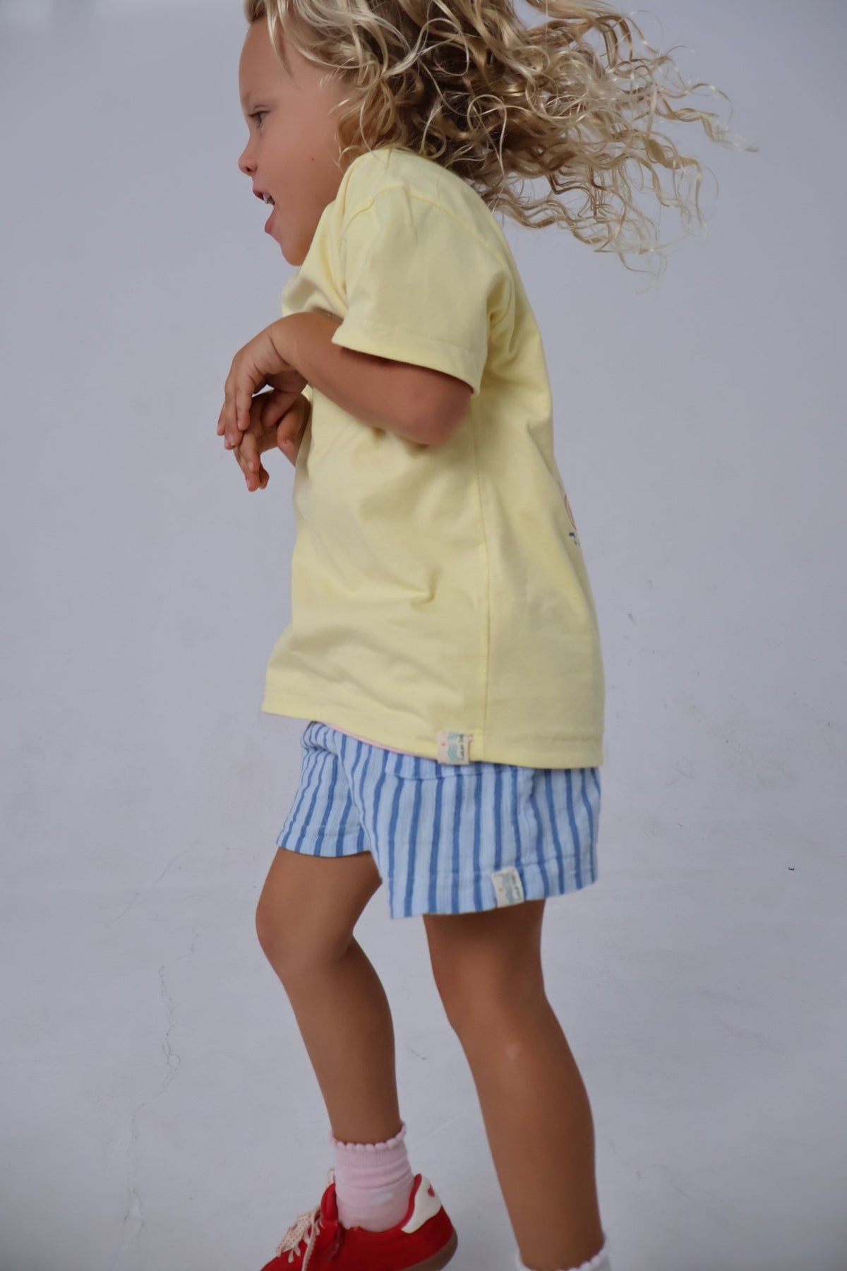 Duke Shorts Olive/Ocean stripe – Reversible (Two shorts in one ) - LOKAL FOLK