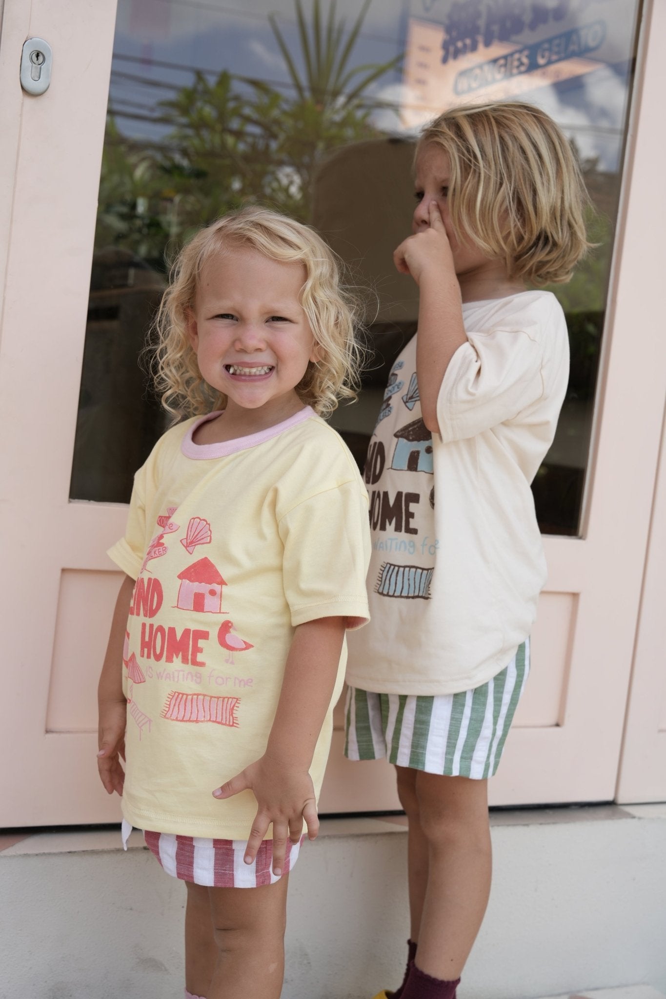 Duke Stripe Shorts – Reversible (Two shorts in one ) - LOKAL FOLK