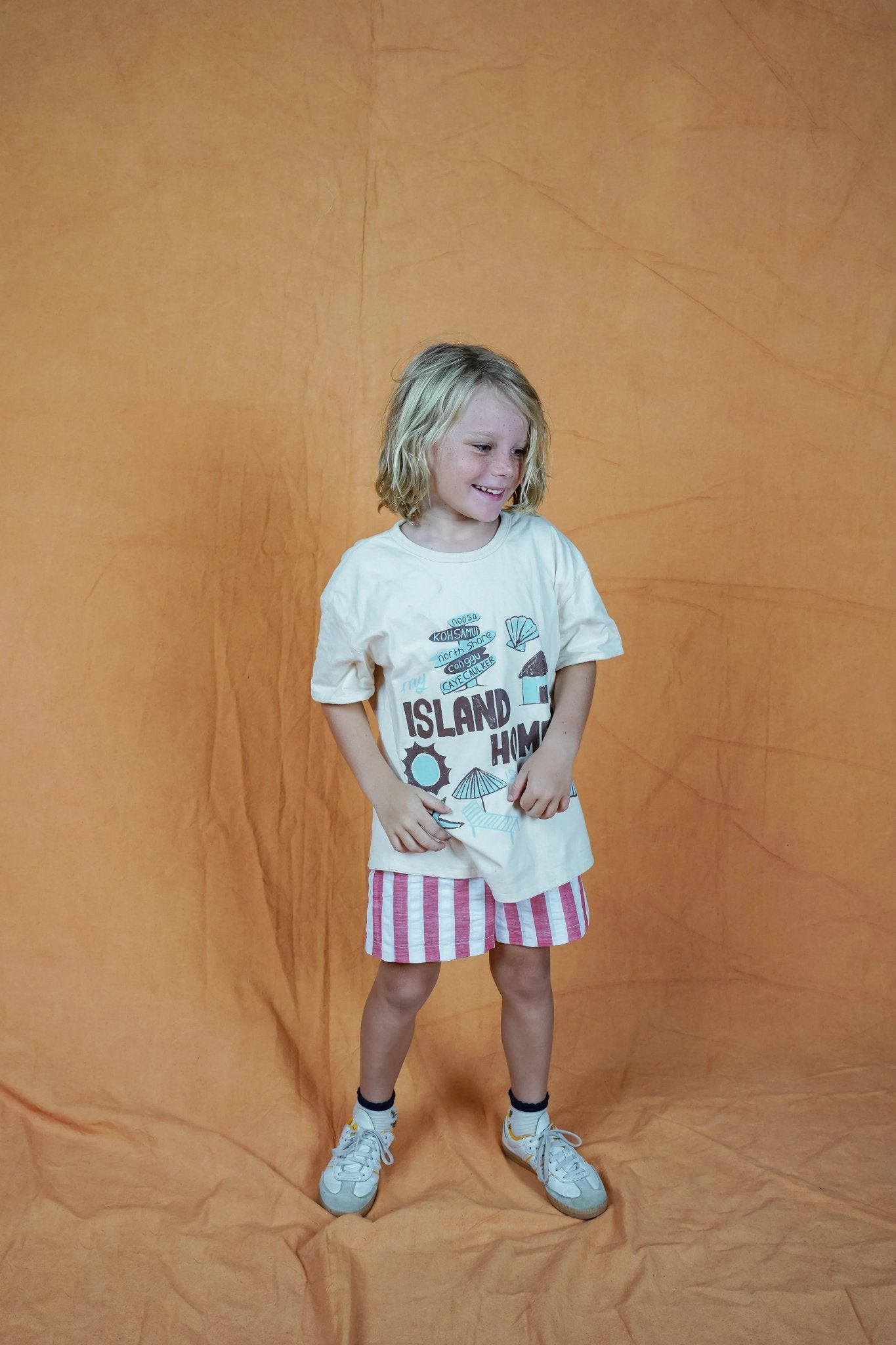 Duke Stripe Shorts – Reversible (Two shorts in one ) - LOKAL FOLK