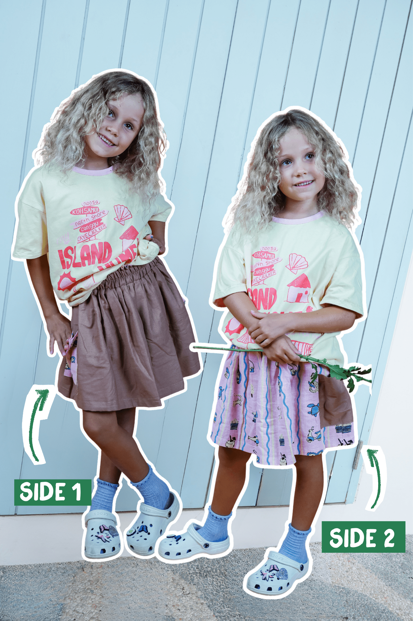 Island Girl Skirt – Reversible (two skirts in one) - LOKAL FOLK