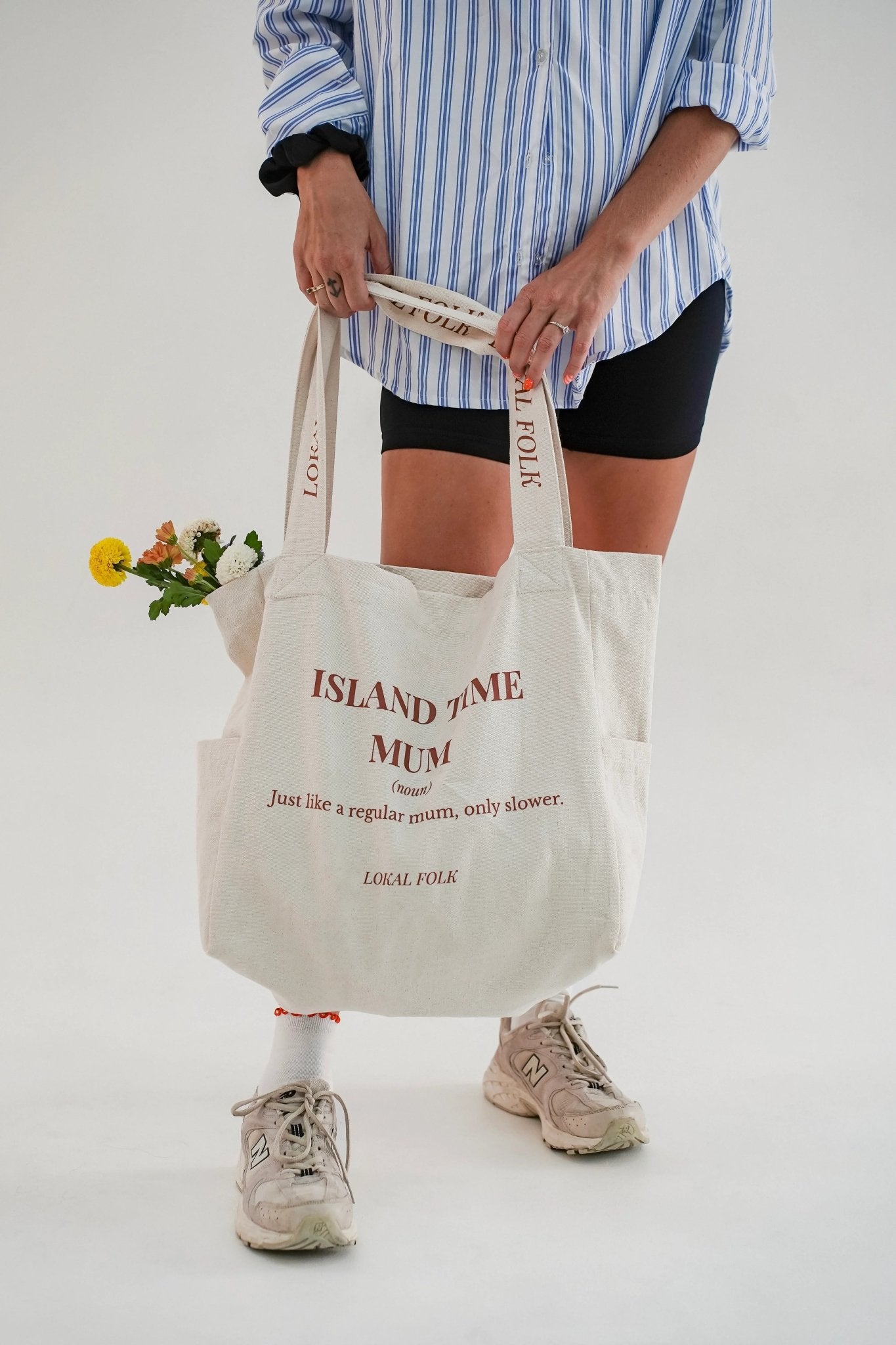 Island Time Mum Canvas Bag (PRE - ORDER) - LOKAL FOLK