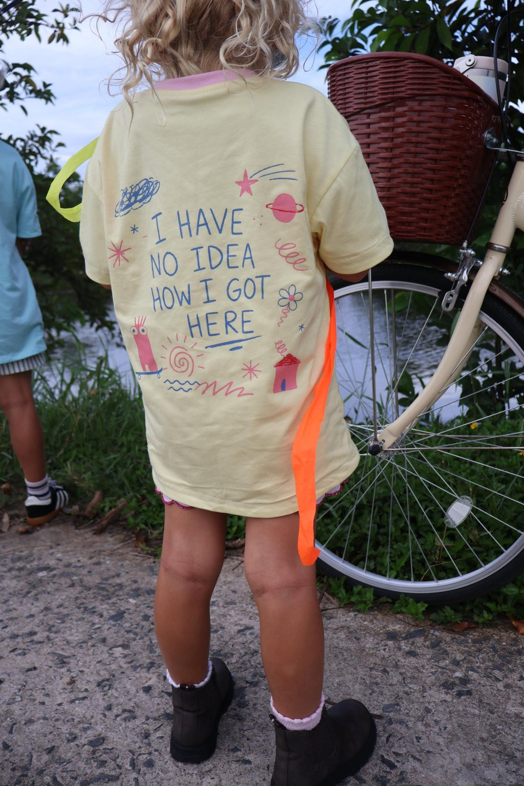 Little Menace Reversible Tee Lemon Squash - LOKAL FOLK