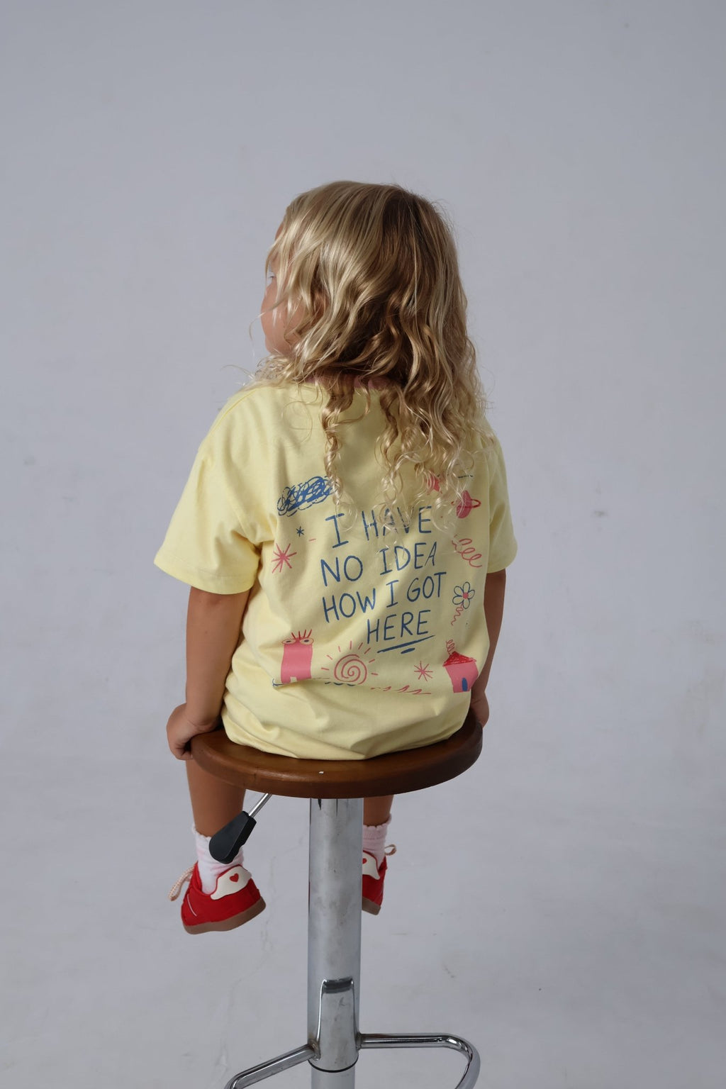 Little Menace Reversible Tee Lemon Squash - LOKAL FOLK