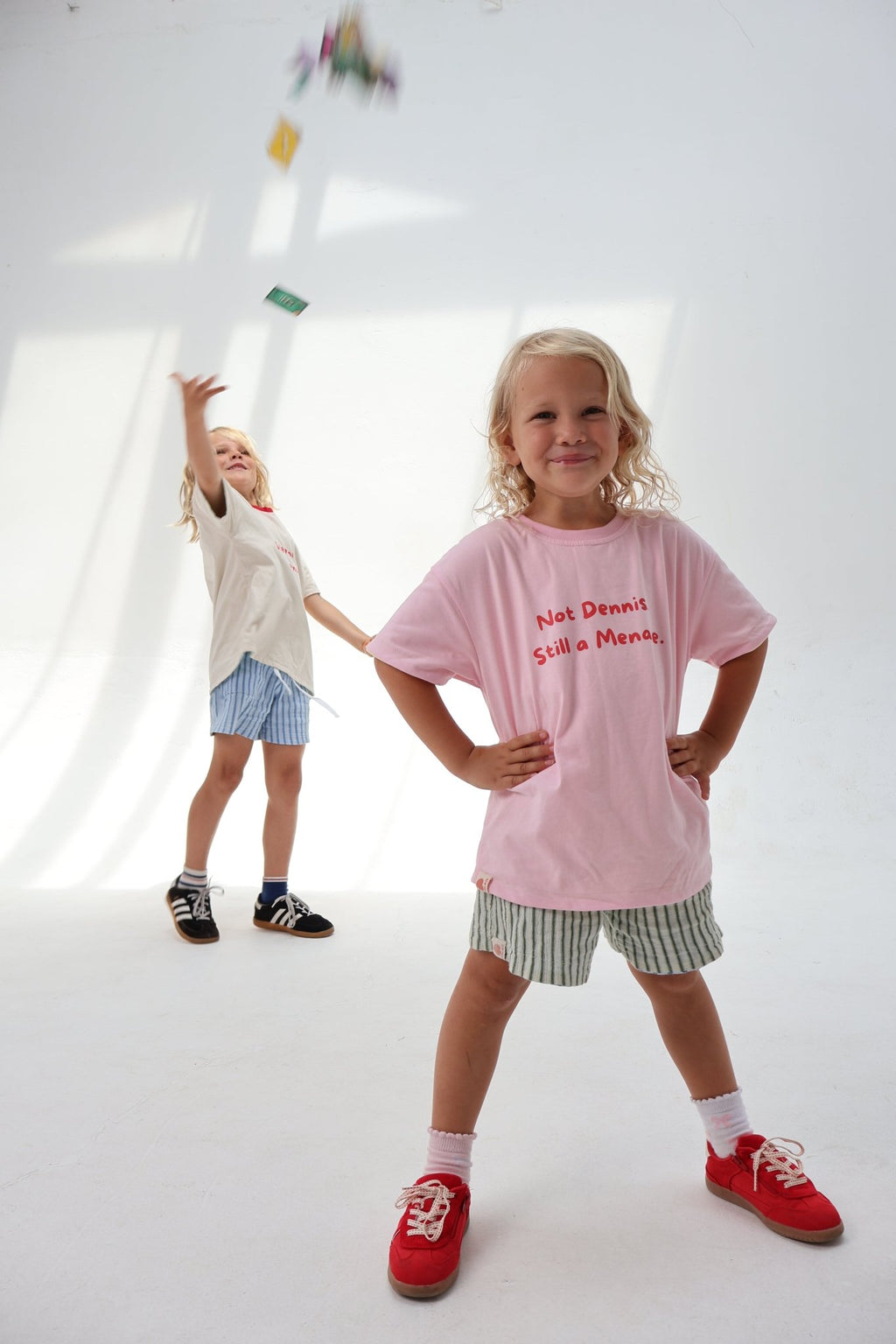 Little Menace Reversible Tee Lemon Squash - LOKAL FOLK