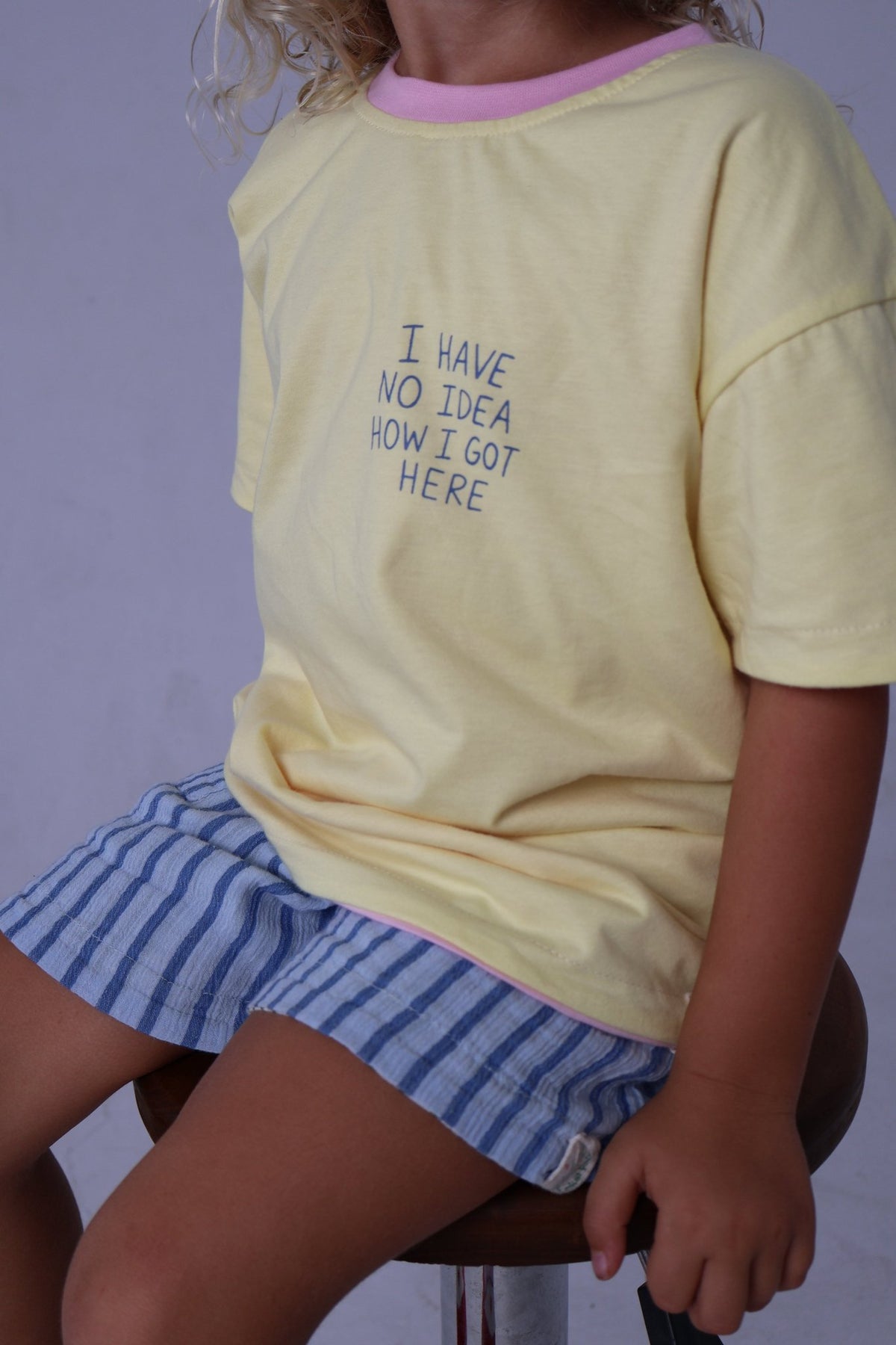 Little Menace Reversible Tee Lemon Squash - LOKAL FOLK
