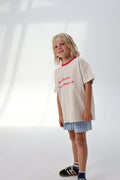 Little Menace Reversible Tee Sea/Sand - LOKAL FOLK