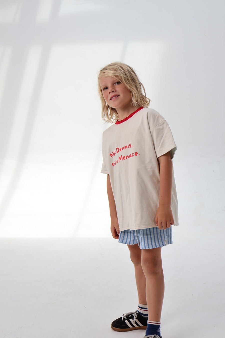Little Menace Tee Sea/Sand