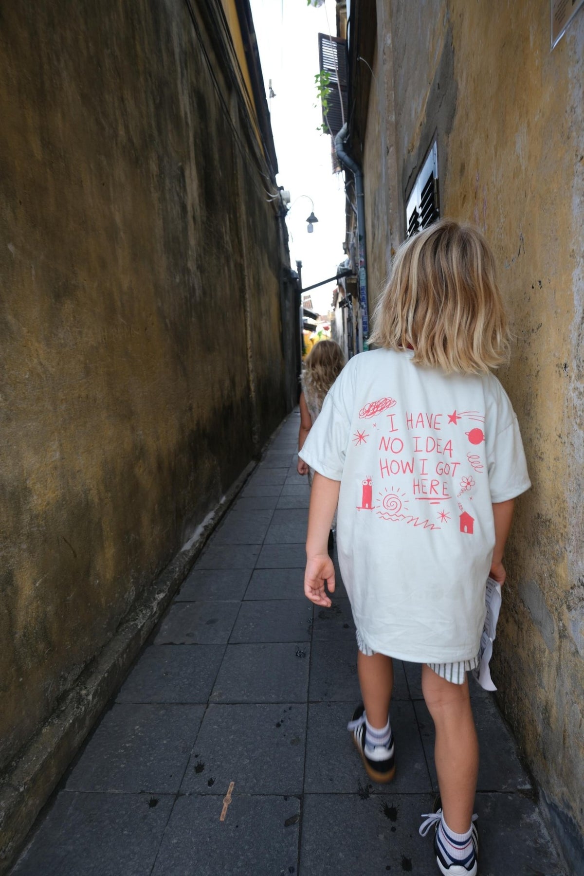 Little Menace Reversible Tee Sea/Sand - LOKAL FOLK