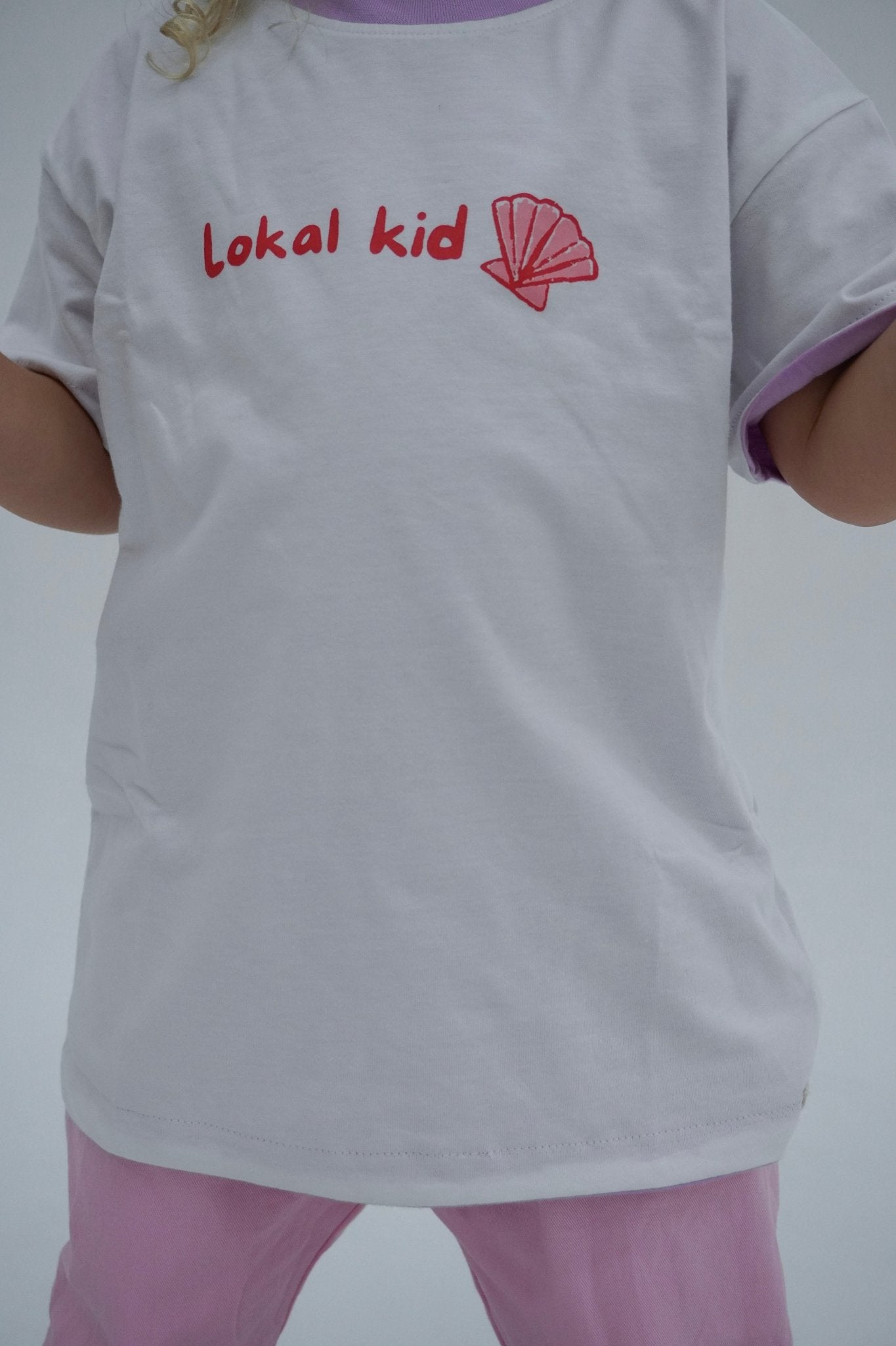 My World Reversible Tee Lilac Sugar - LOKAL FOLK