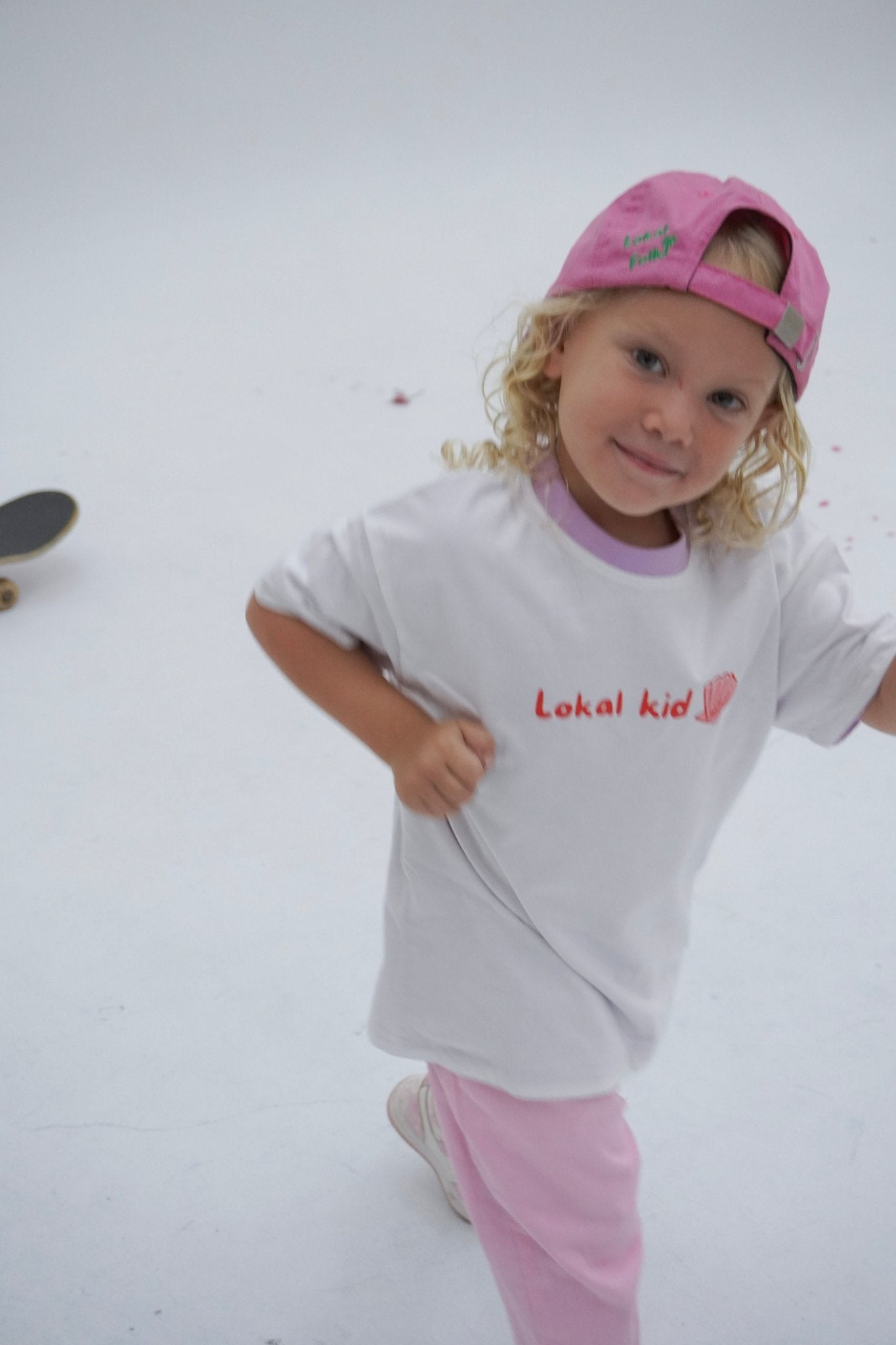 My World Reversible Tee Lilac Sugar - LOKAL FOLK