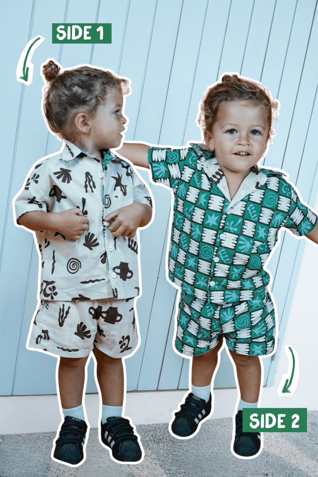 Nalu Button Up – Reversible (two button ups in one) - LOKAL FOLK