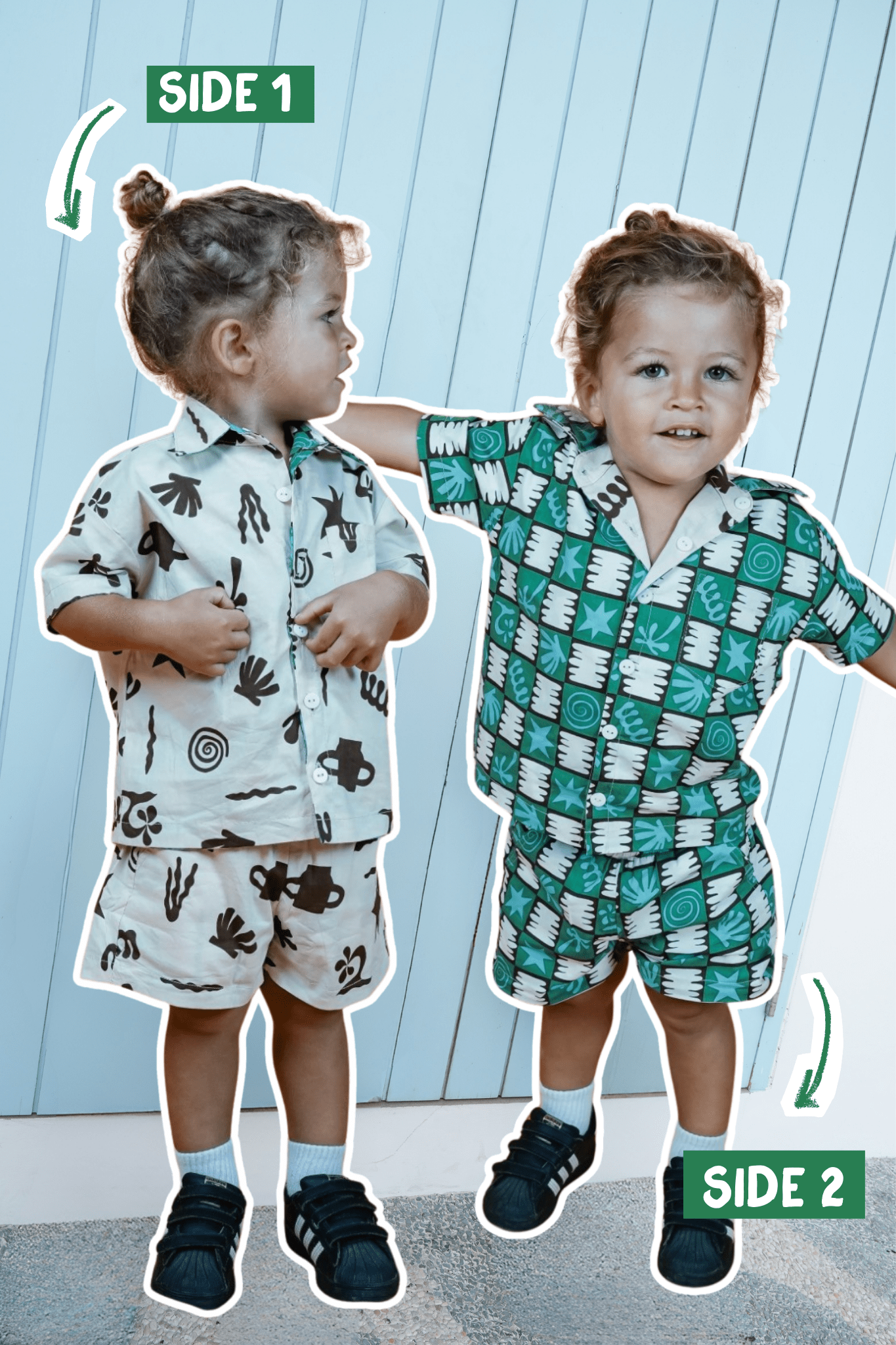 Nalu Button Up – Reversible (two button ups in one) - LOKAL FOLK