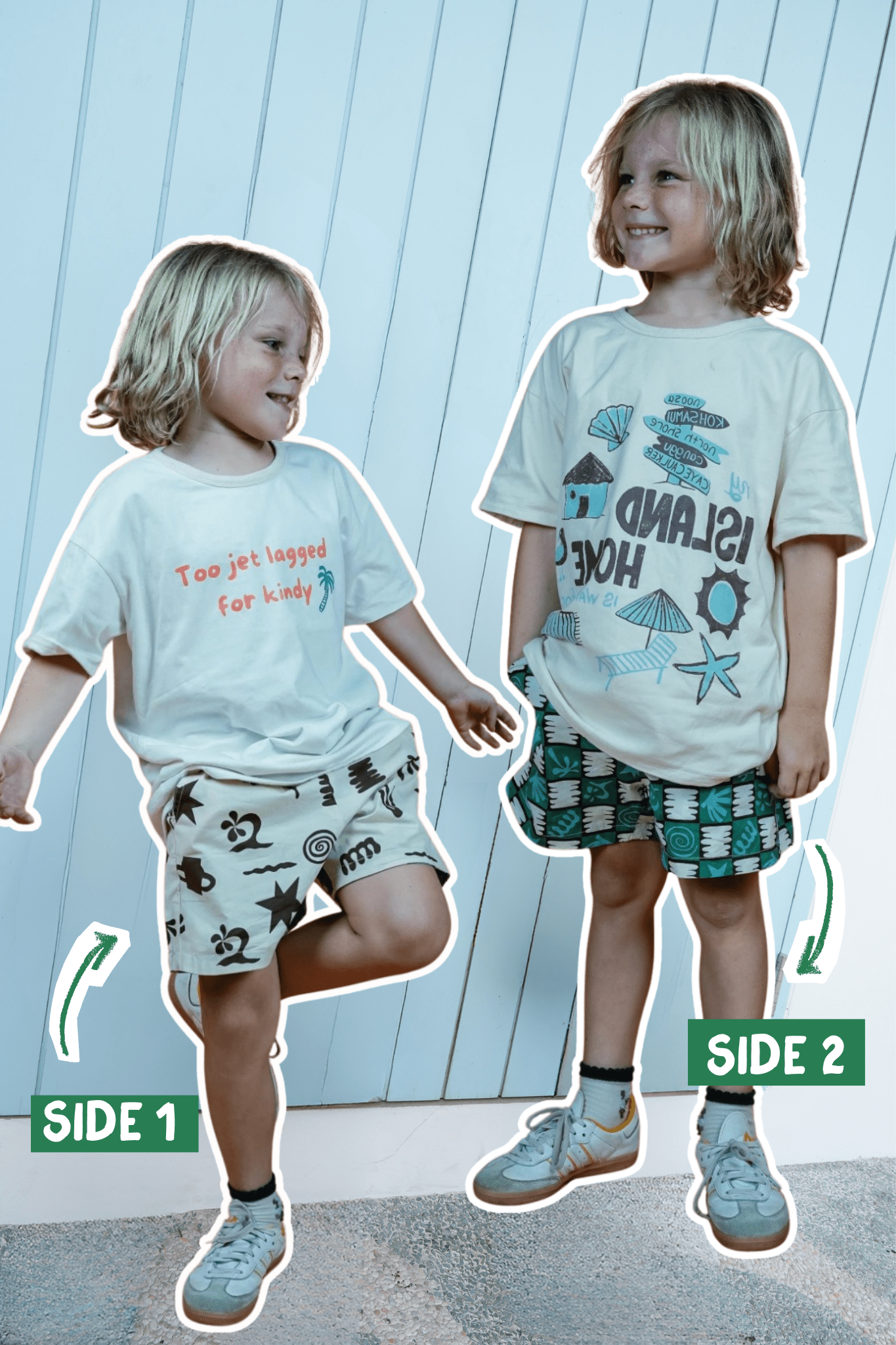 Nalu Shorts – Reversible (Two shorts in one ) - LOKAL FOLK