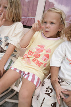 Traveller Tee Pink/Yellow – Reversible (Two tees in one) - LOKAL FOLK