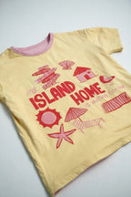 Traveller Tee Pink/Yellow – Reversible (Two tees in one) - LOKAL FOLK