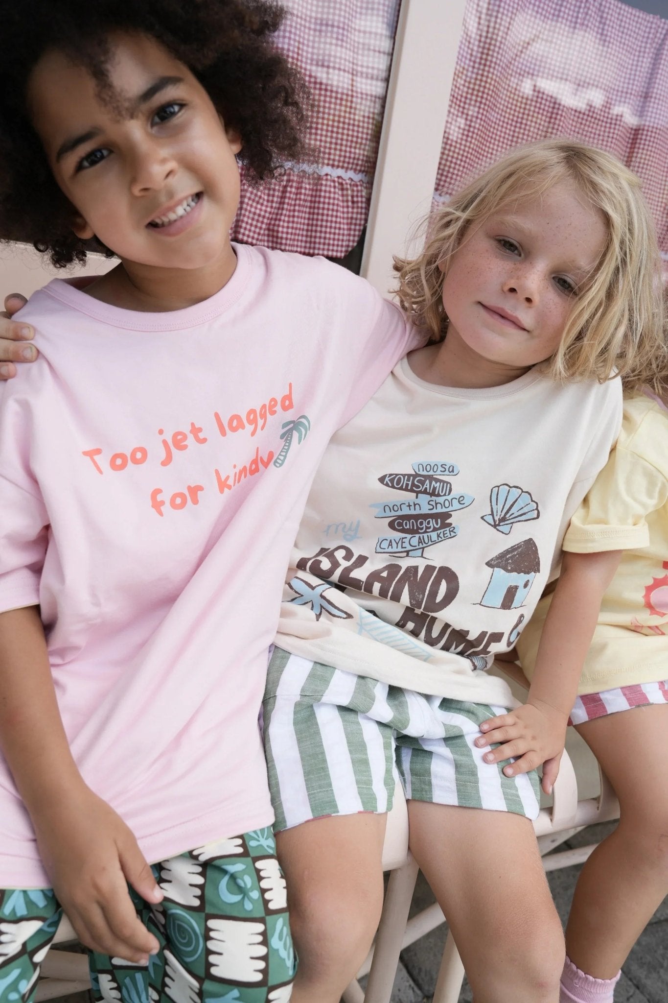 Traveller Tee Pink/Yellow – Reversible (Two tees in one) - LOKAL FOLK