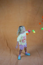 Traveller Tee Pink/Yellow – Reversible (Two tees in one) - LOKAL FOLK