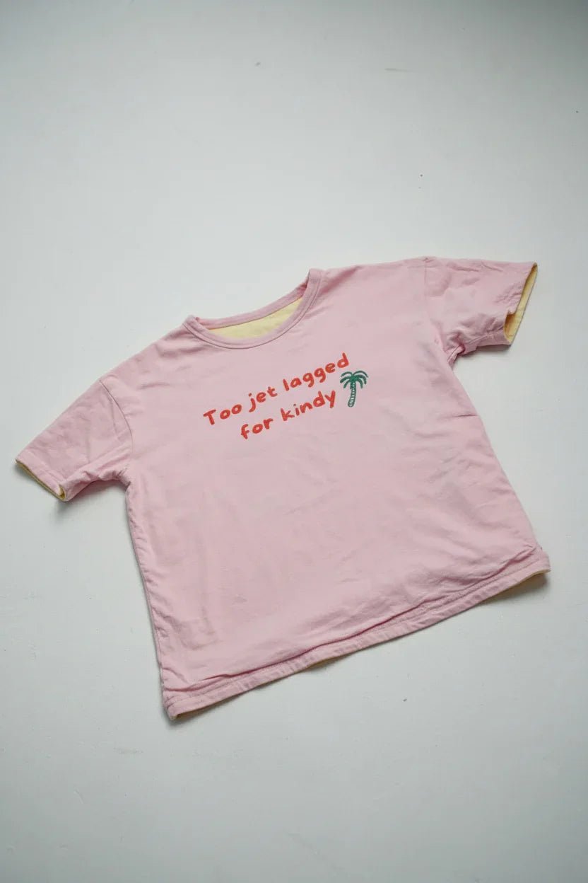 Traveller Tee Pink/Yellow – Reversible (Two tees in one) - LOKAL FOLK
