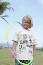 Traveller Tee White/Sugar Reversible (Two tees in one) - LOKAL FOLK